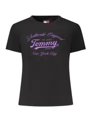 "Tommy Hilfiger T-Shirts im Sale | Tommy Hilfiger Logo TShirt aus Recyclingmaterial online kaufen"|Planet-Deluxe