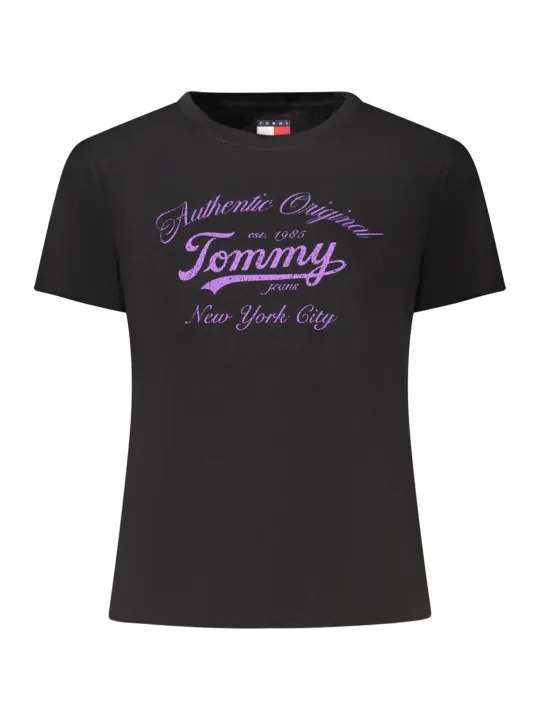 "Tommy Hilfiger T-Shirts im Sale | Tommy Hilfiger Logo TShirt aus Recyclingmaterial online kaufen"|Planet-Deluxe