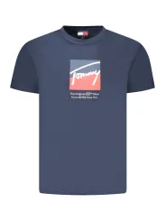 "Tommy Hilfiger T-Shirts im Sale | Tommy Hilfiger Nachhaltiges Logo TShirt Rundhals 95 Prozent Baumwolle online kaufen"|Planet-Deluxe