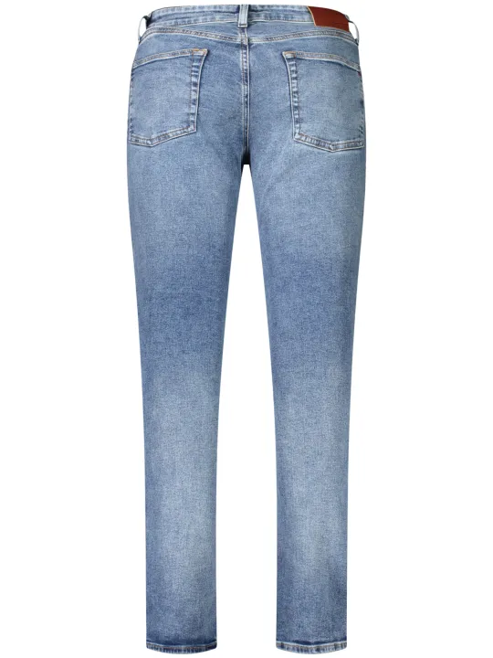"Tommy Hilfiger Jeans im Sale | Tommy Hilfiger Schlanke Jeans 5 Taschen Waschung Stickerei Logo online kaufen"|Planet-Deluxe