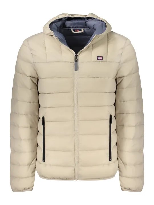 "NORWAY 1963 Jacken im Sale | Graue Kapuzenjacke mit Taschen und Logo NORWAY 1963 online kaufen"|Planet-Deluxe