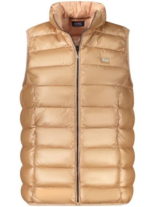 "NORWAY 1963 Jacken im Sale | Ärmellose Jacke mit Taschen und Kontrastdetails Rosa online kaufen"|Planet-Deluxe