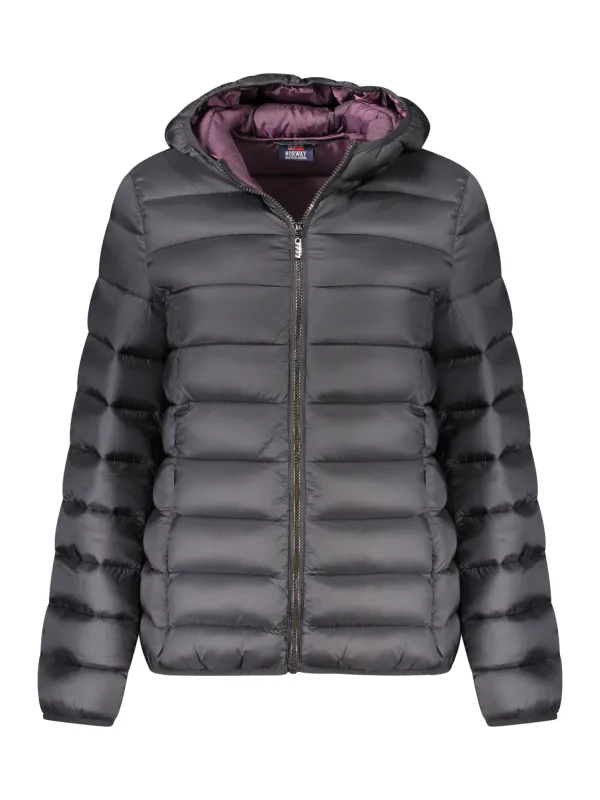 "NORWAY 1963 Jacken im Sale | Kapuzenjacke mit Taschen und Logo Lila innen online kaufen"|Planet-Deluxe