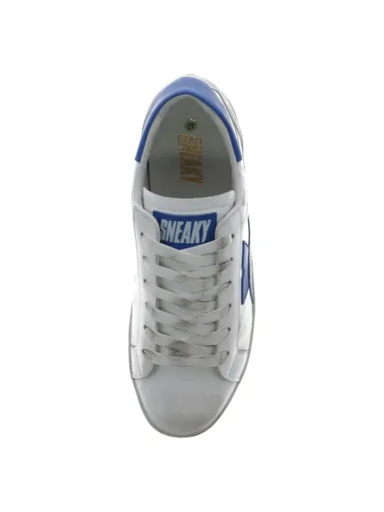 Weiß-blauer Sneaky 243865 Sneaker Schuh