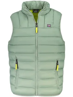 NORWEGEN 1963 Herren Grüne Ärmellose Jacke - Vintage Stil