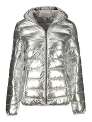 "NORWAY 1963 Jacken im Sale | NORWAY 1963 Graue Kapuzenjacke mit Logo und Taschen - Stilvolle Langarmjacke mit 4 praktischen Taschen und Reißverschluss online kaufen"|Planet-Deluxe