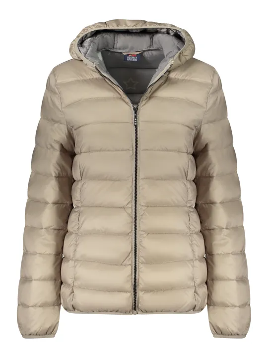 "NORWAY 1963 Jacken im Sale | NORWAY 1963 Kapuzenjacke mit Taschen und Logo - Langarmjacke mit Reißverschluss und grauer Innenseite online kaufen"|Planet-Deluxe
