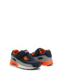 Marineorange Kleinkind-Sneaker mit Klettverschluss