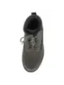 Dunkler grauer Leder-Stiefel Carrera
