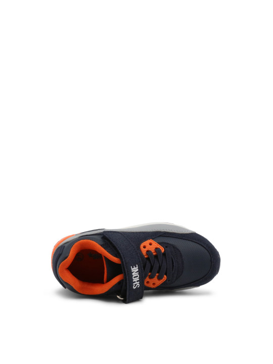 Navy-orange Shone-Sneaker schräg