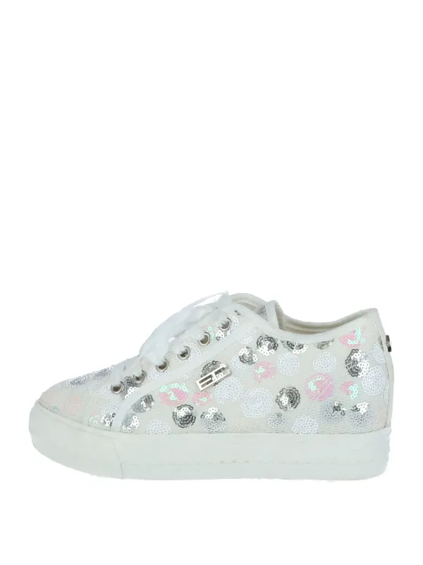Weißer Leopardenmuster Enrico Coveri Sneaker Weißer Leopardenmuster Enrico Coveri Sneaker