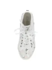 Weiße Enrico Coveri Pailletten Sneaker