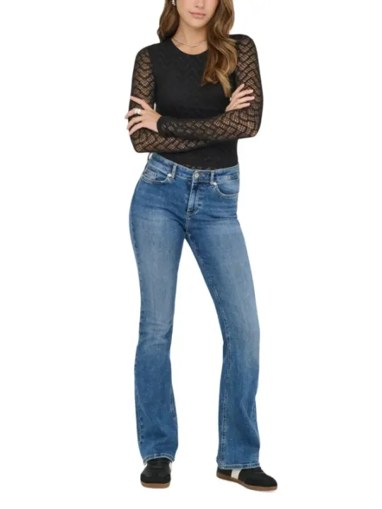Only T-Shirt Donna für Damen – Stilvolles Basic-Mode-Essential