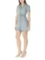 Denim Hemdkleid mit Gürtel