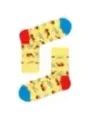 Gelbe Socken mit Sonnenbrillenmuster