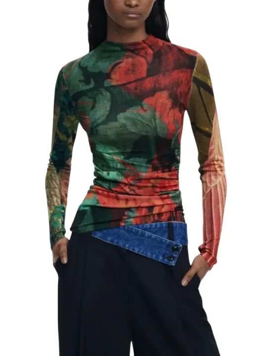 Desigual Maglia Donna - Stilvoller Damenpullover mit Muster