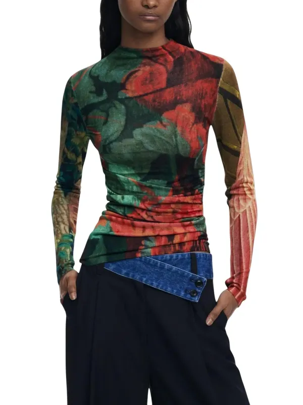 Desigual Maglia Donna - Stilvoller Damenpullover mit Muster Desigual Maglia Donna - Stilvoller Damenpullover mit Muster