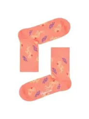 Rosa Socken mit Schlangenpilzmuster