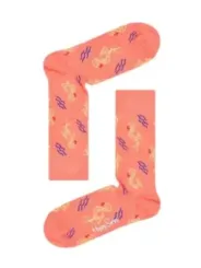 Pinke Socken mit Flamingo-Motiv