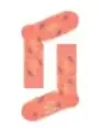 Pinke Socken mit Flamingo-Motiv