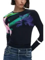 "Desigual Damenpullover 490074 – Stilvoll & Einzigartig"