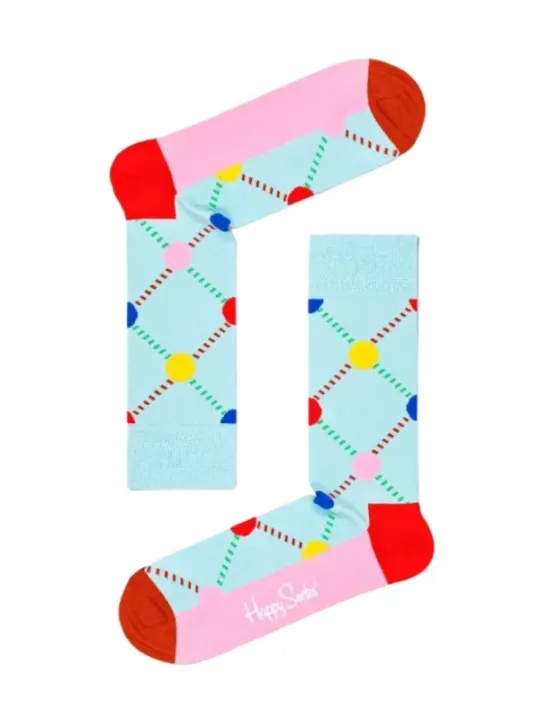 Bunte geometrische Happy Socks Muster