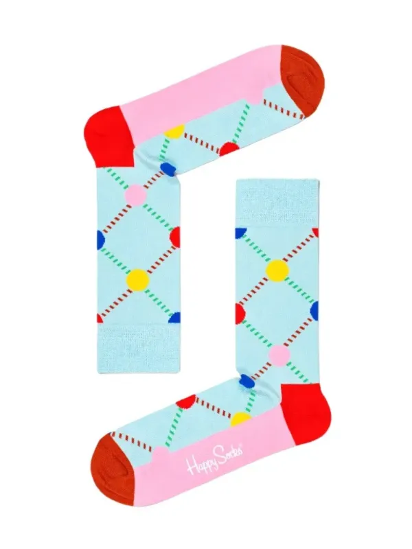 Bunte geometrische Happy Socks Muster Bunte geometrische Happy Socks Muster