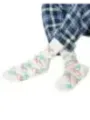 Kirschmuster weiße Socken Happy Socks