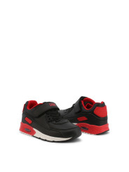 Schwarze rote Shone Sneakers Detail