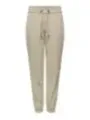 Khaki Hosen mit elastischem Bund