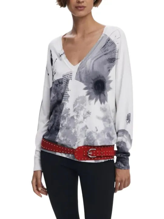 Desigual Damenpullover 490059 – Stilvoll & Einzigartig