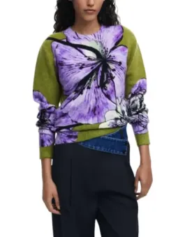 Bunter Desigual Damenpullover - Stilvoll & Bequem