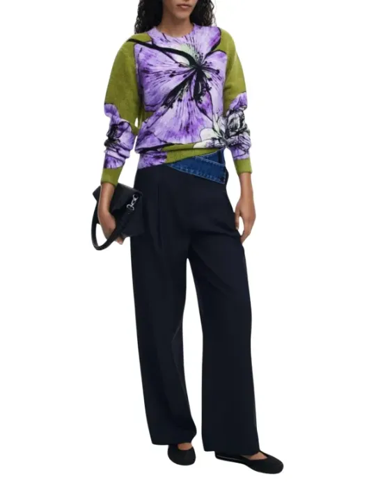 Bunter Desigual Damenpullover - Stilvoll & Bequem