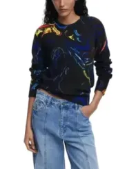 Desigual Damen Pullover 490055 – Stilvoll & Einzigartig