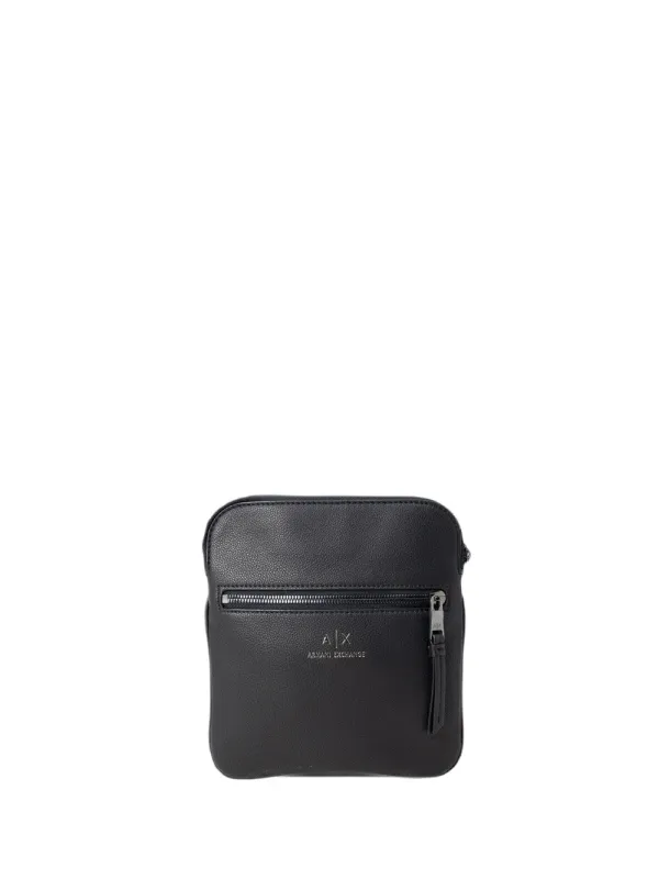 Schwarze Armani Exchange Umhängetasche Leder Schwarze Armani Exchange Umhängetasche Leder