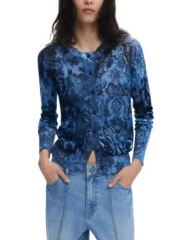 "Bunter Desigual Cardigan für Damen - Stilvoll & Einzigartig"