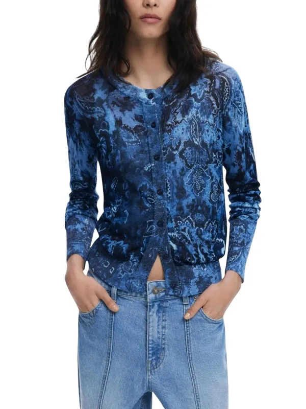 "Bunter Desigual Cardigan für Damen - Stilvoll & Einzigartig" "Bunter Desigual Cardigan für Damen - Stilvoll & Einzigartig"