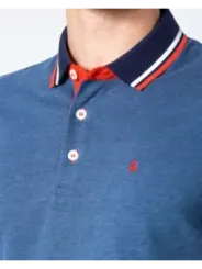 Jack & Jones blaues Polohemd