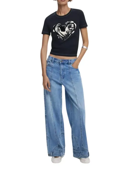 Desigual T-Shirt Donna 490072 - Stilvoll & Einzigartig