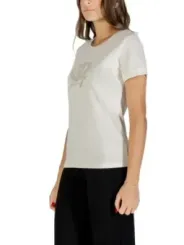 Liu Jo Damen Basic T-Shirt - Stilvoll & Vielseitig
