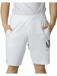 Weiße Armani Exchange Bermudashorts