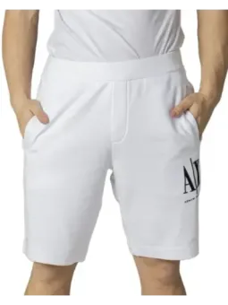 Weiße Armani Exchange Bermudashorts