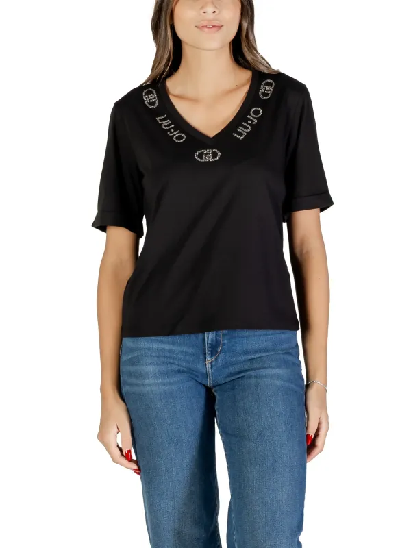Liu Jo Damen T-Shirt 490275 – Stilvoll & vielseitig Liu Jo Damen T-Shirt 490275 – Stilvoll & vielseitig