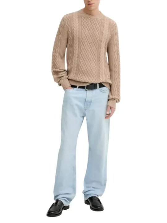 Tommy Hilfiger Herrenpullover im Jeans-Stil - Modern & Stylisch
