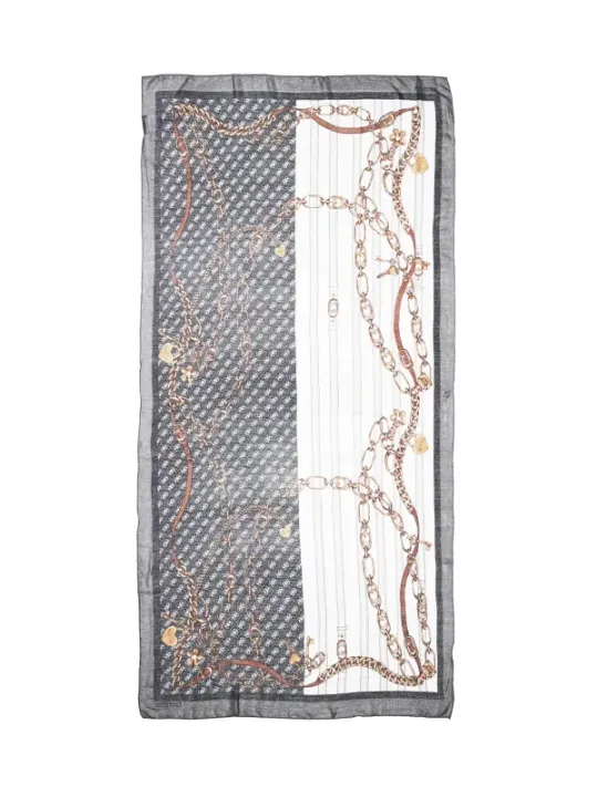 "Eleganter Guess Damen Schal – Stilvoller Halstuch-Look"
