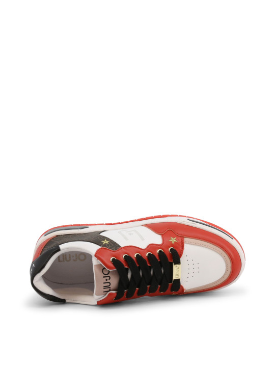 Weiße Liu Jo Damensneakers mit Sternen