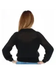 Schwarzer Pinko Strickpullover Rückansicht