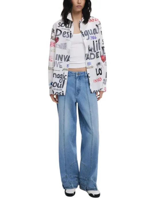 Desigual Bluse Donna 488759 - Stilvoll & Einzigartig