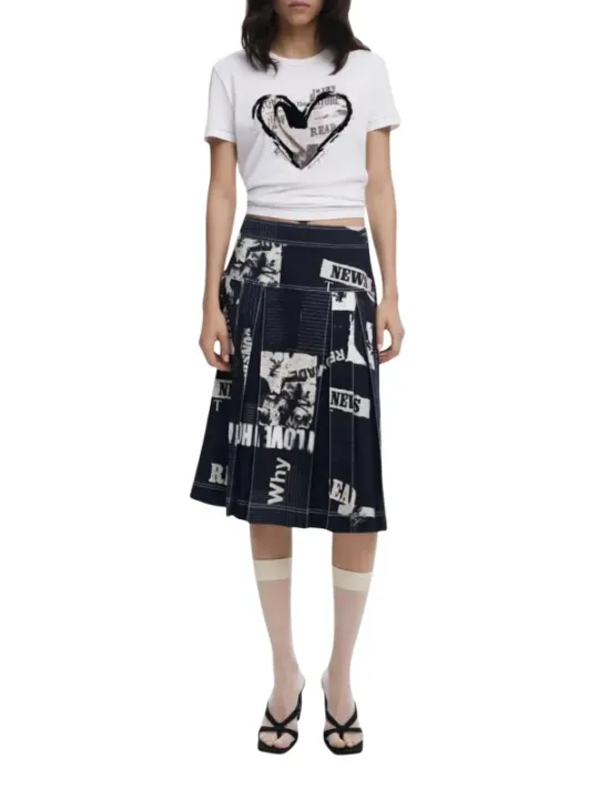 "Desigual T-Shirt Donna 490071 – Stilvoll & Einzigartig"