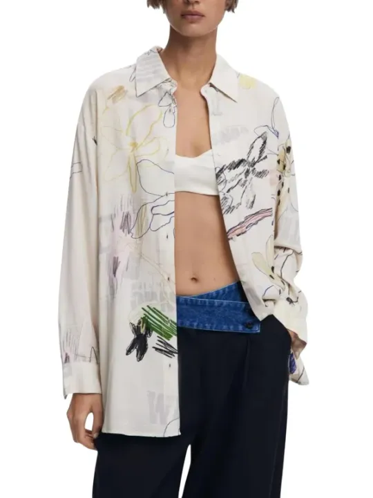 Desigual Damenhemd 490039 – Stilvoll & Einzigartig